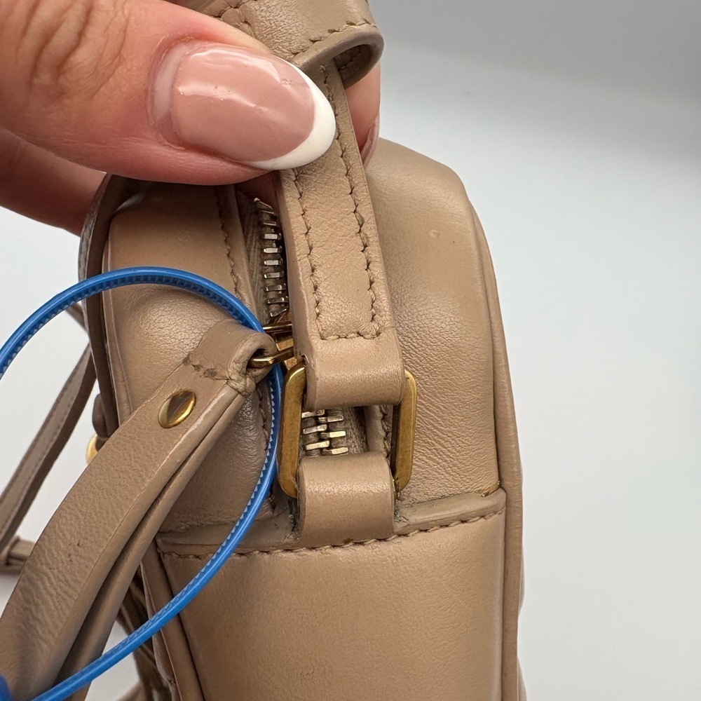 Yves Saint Laurent YSL Camera Bag Dark Beige with Dustbag - Picture 16 of 17